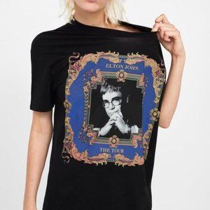Zara Elton John Tee Size Medium